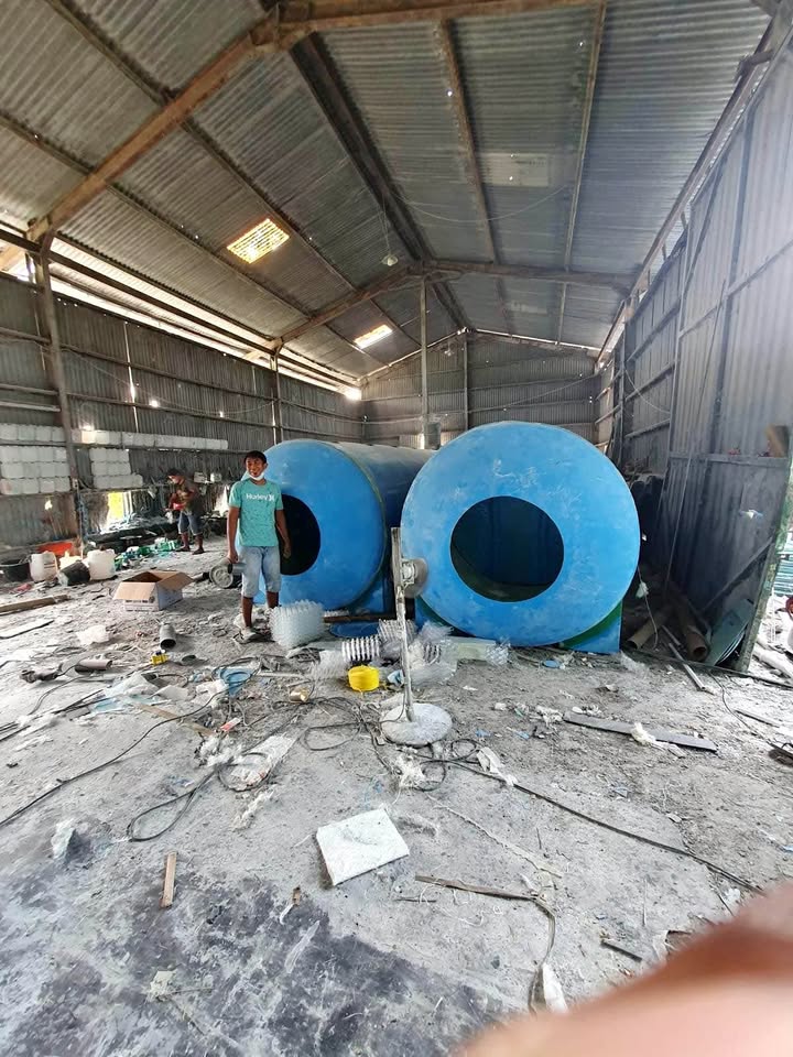 Proses Manufaktur Tangki STP IPAL Fiberglass dan Biofilter Tank FRP