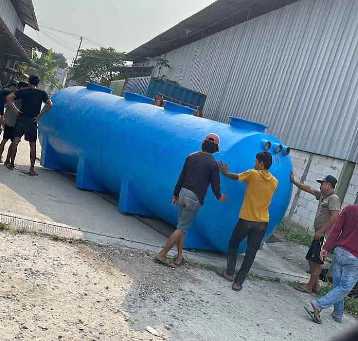 Proses Manufaktur Tangki Kimia Fiberglass dan Chemical Tank FRP