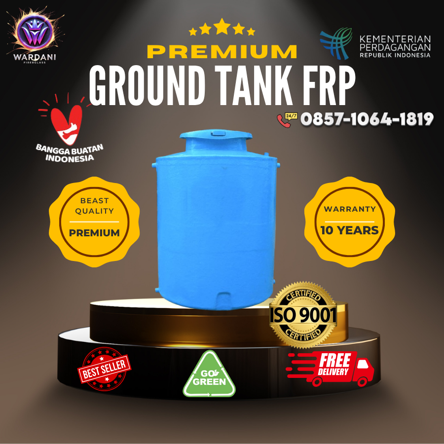 Tangki Tanam - Tangki Fiberglass FRP Berkualitas Industri dari PT Wardani Nusantara Fiberglass BIONUS®