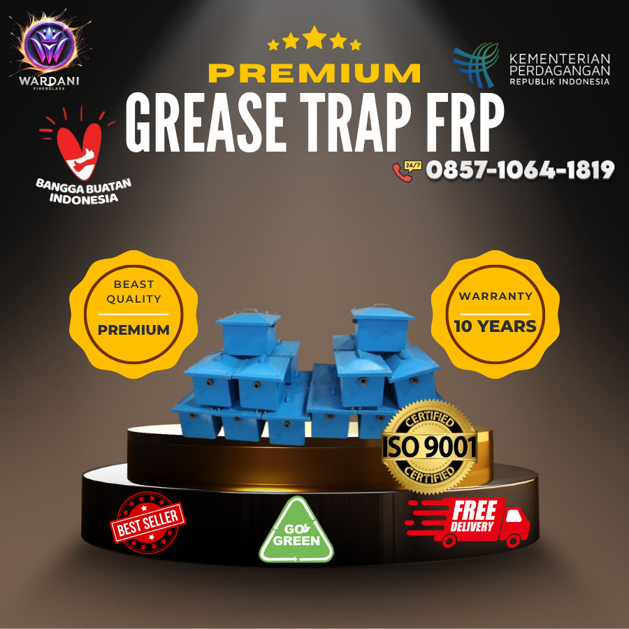 Grase Trap - Tangki Fiberglass FRP Berkualitas Industri dari PT Wardani Nusantara Fiberglass BIONUS®