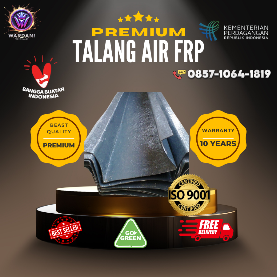Talang Air - Tangki Fiberglass FRP Berkualitas Industri dari PT Wardani Nusantara Fiberglass BIONUS®